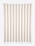 Toalla Manta Multiusos Rayas Beige 2,10x2,40