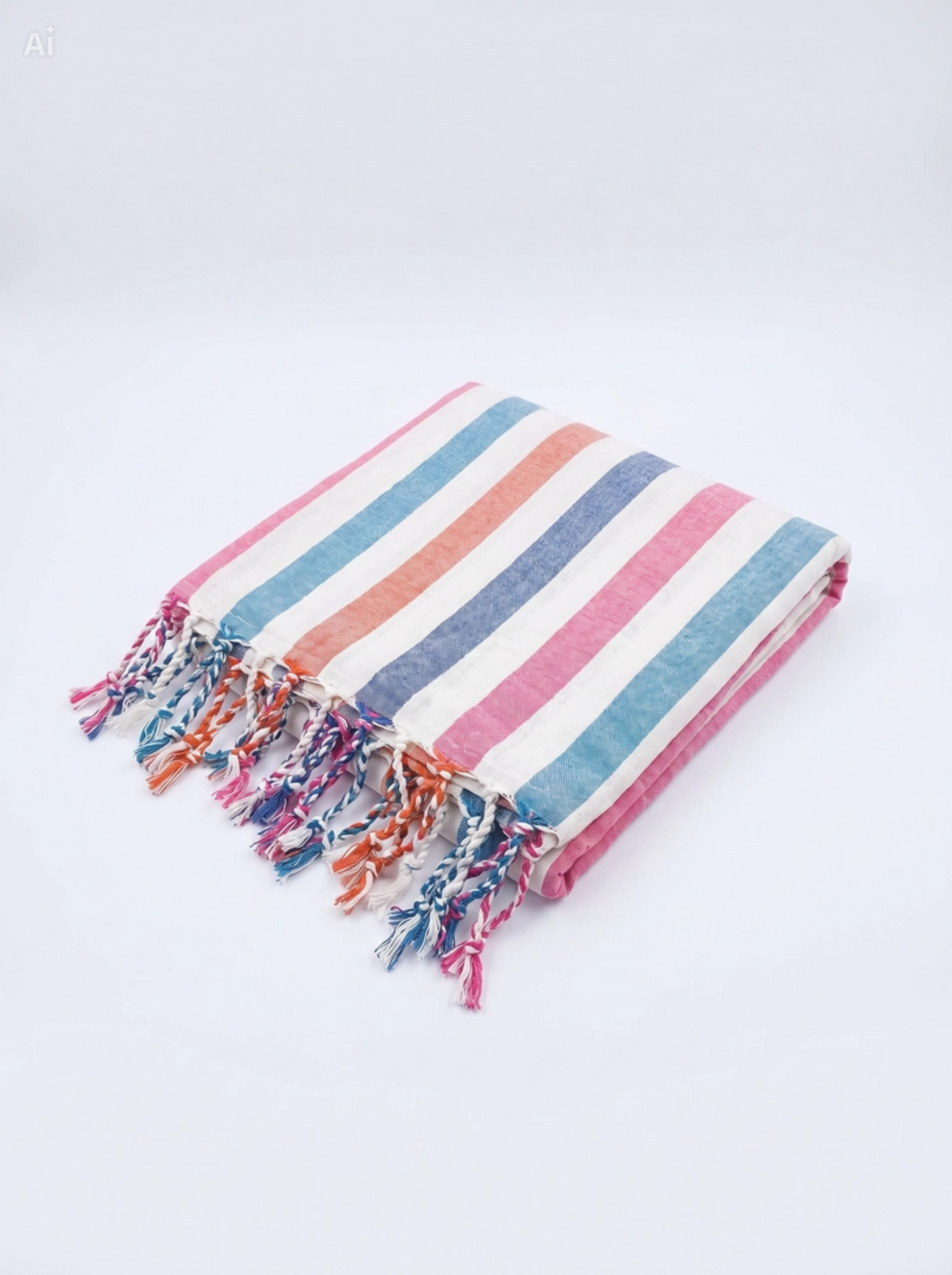 Toalla Manta Multiusos Rayas Multicolor 210x240