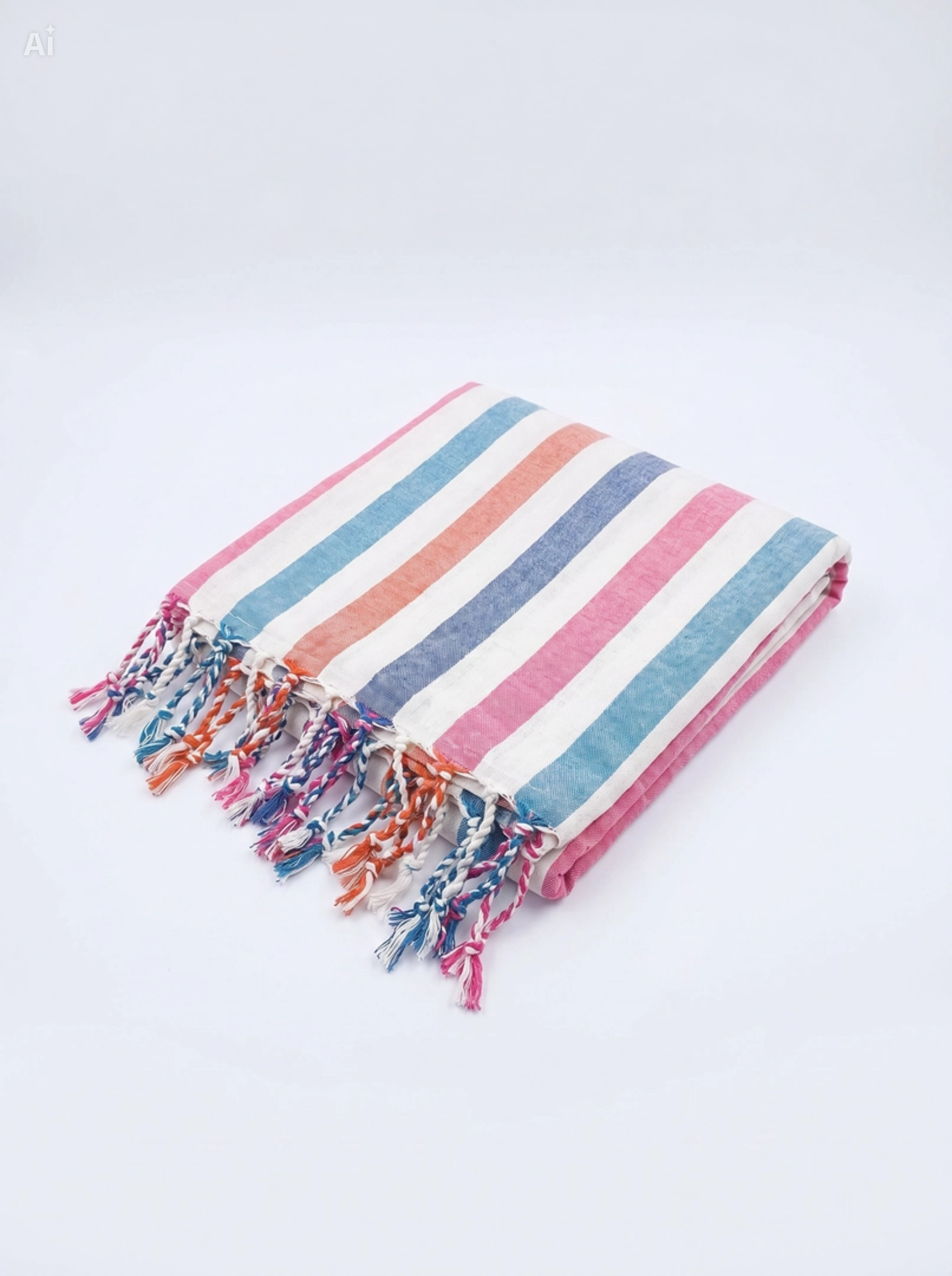 Toalla Manta Multiusos Rayas Multicolor 210x240