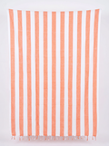 Toalla Manta de Playa Rayas Naranja 210x240
