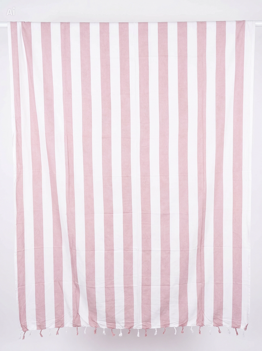 Toalla Manta Rayas Rosa 2,10x2,40