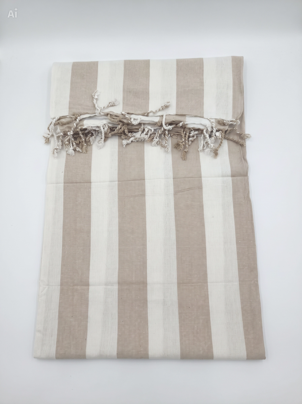 Toalla Manta Multiusos Rayas Beige 2,10x2,40