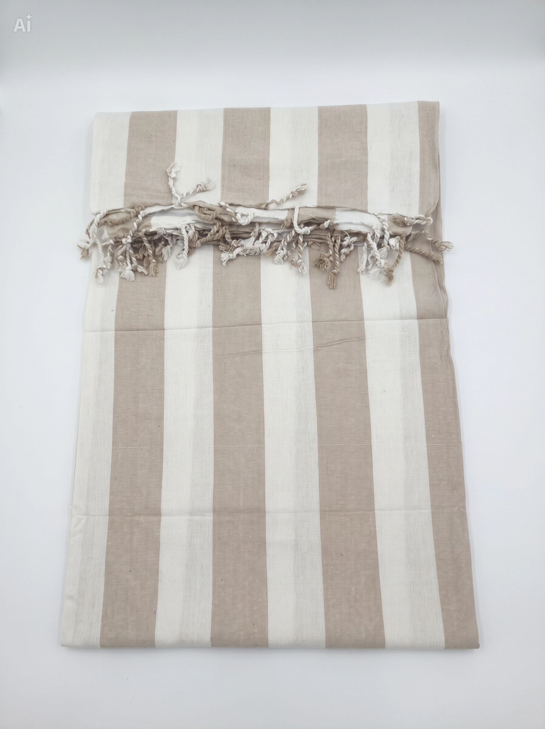 Toalla Manta Multiusos Rayas Beige 2,10x2,40