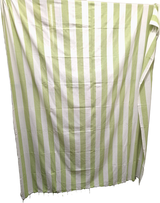 Toalla Manta Multiusos Rayas Verde Pistacho 2.10x2.40