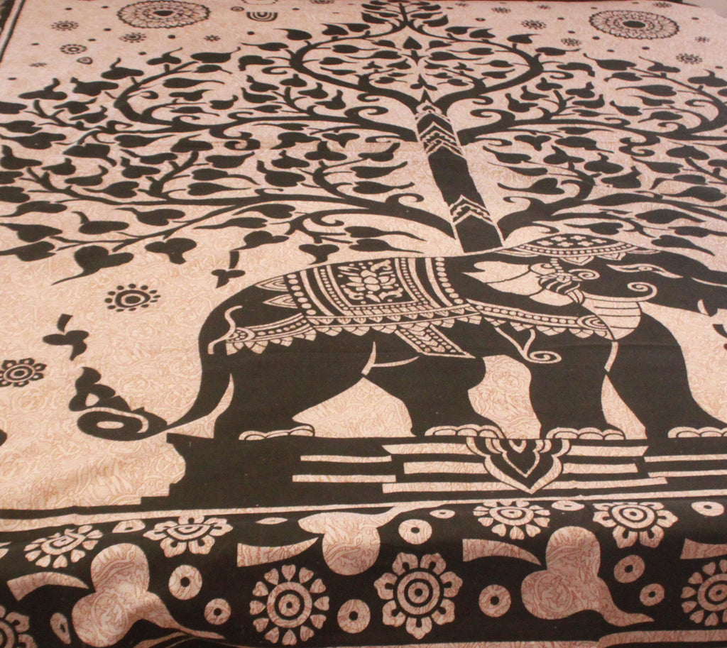 Manta Colcha Multiusos Árbol y Elefante 210x240