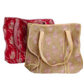 Bolso Maxi Acolchado 44x44 cm con Cremallera - Estampado Tigres