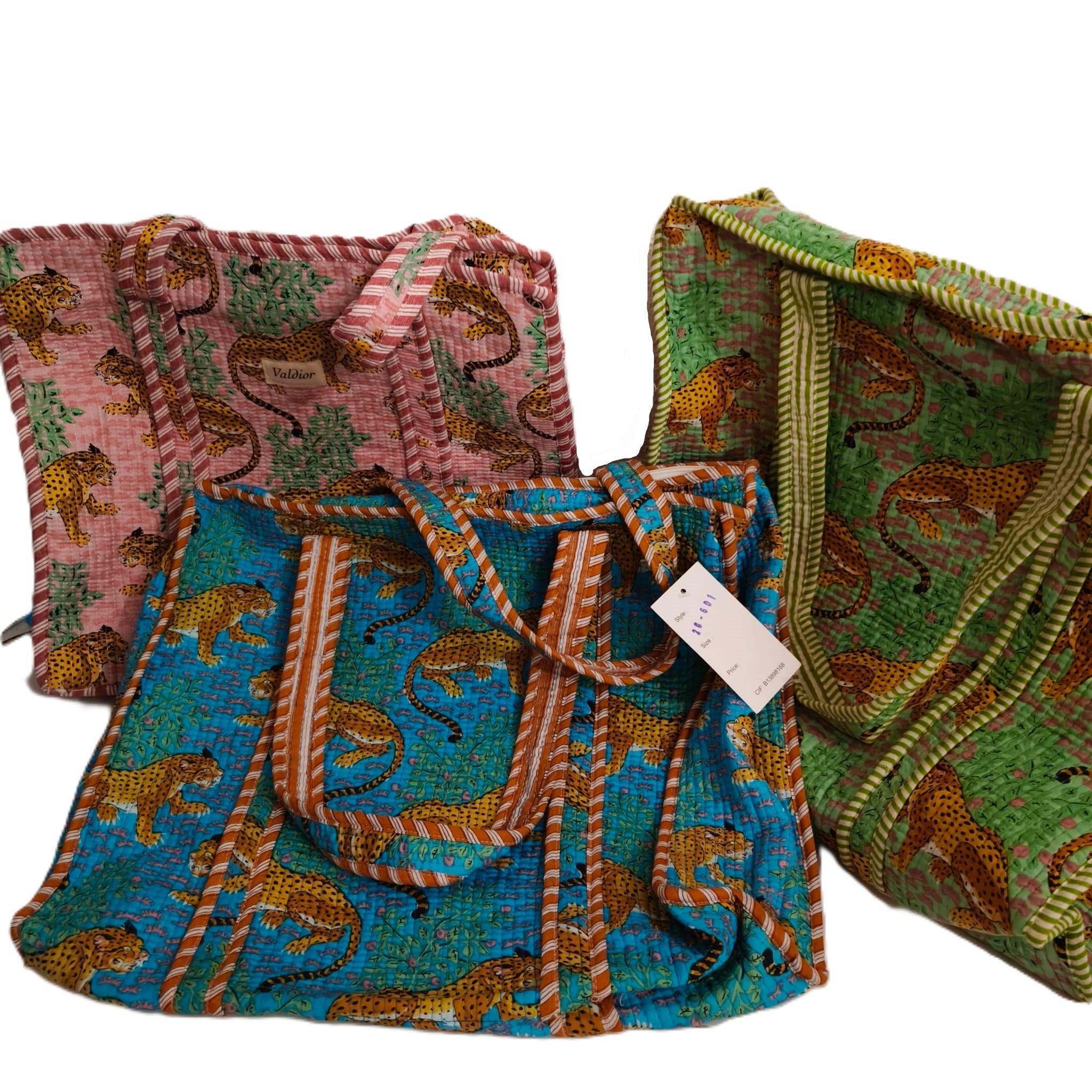 Bolso Tote Acolchado Tigres (44x44 cm)