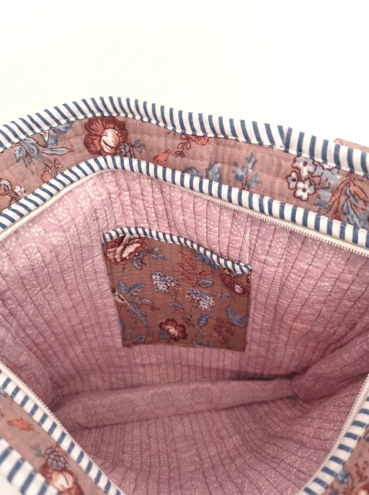 Bolso Acolchado Con Cremallera 35x35