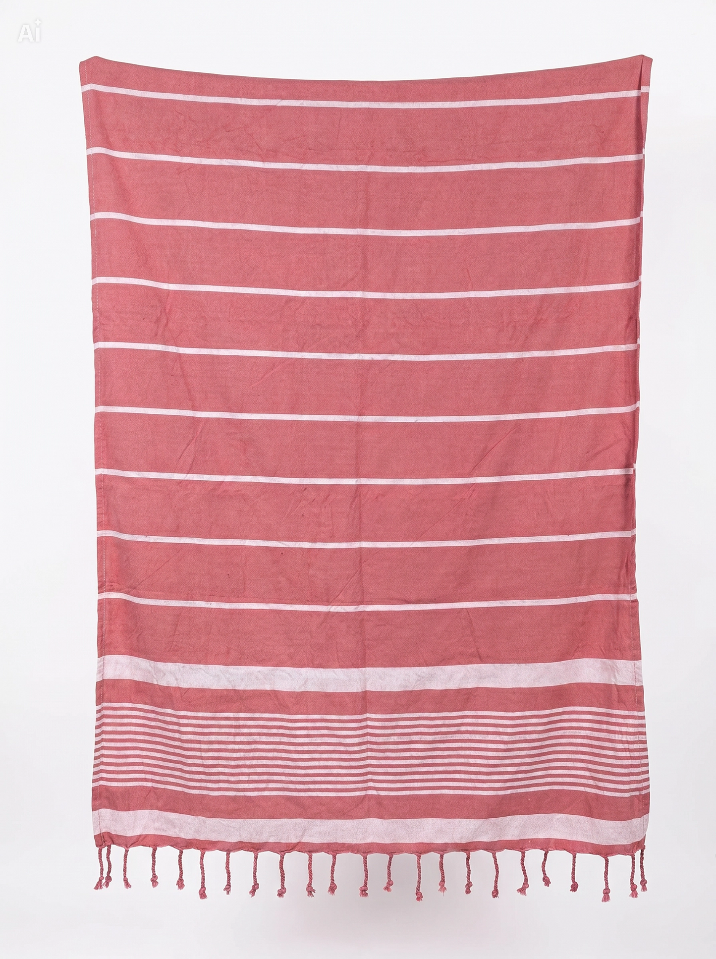 Toalla Rayas Tono Terracota 1 x1,80
